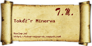 Tokár Minerva névjegykártya